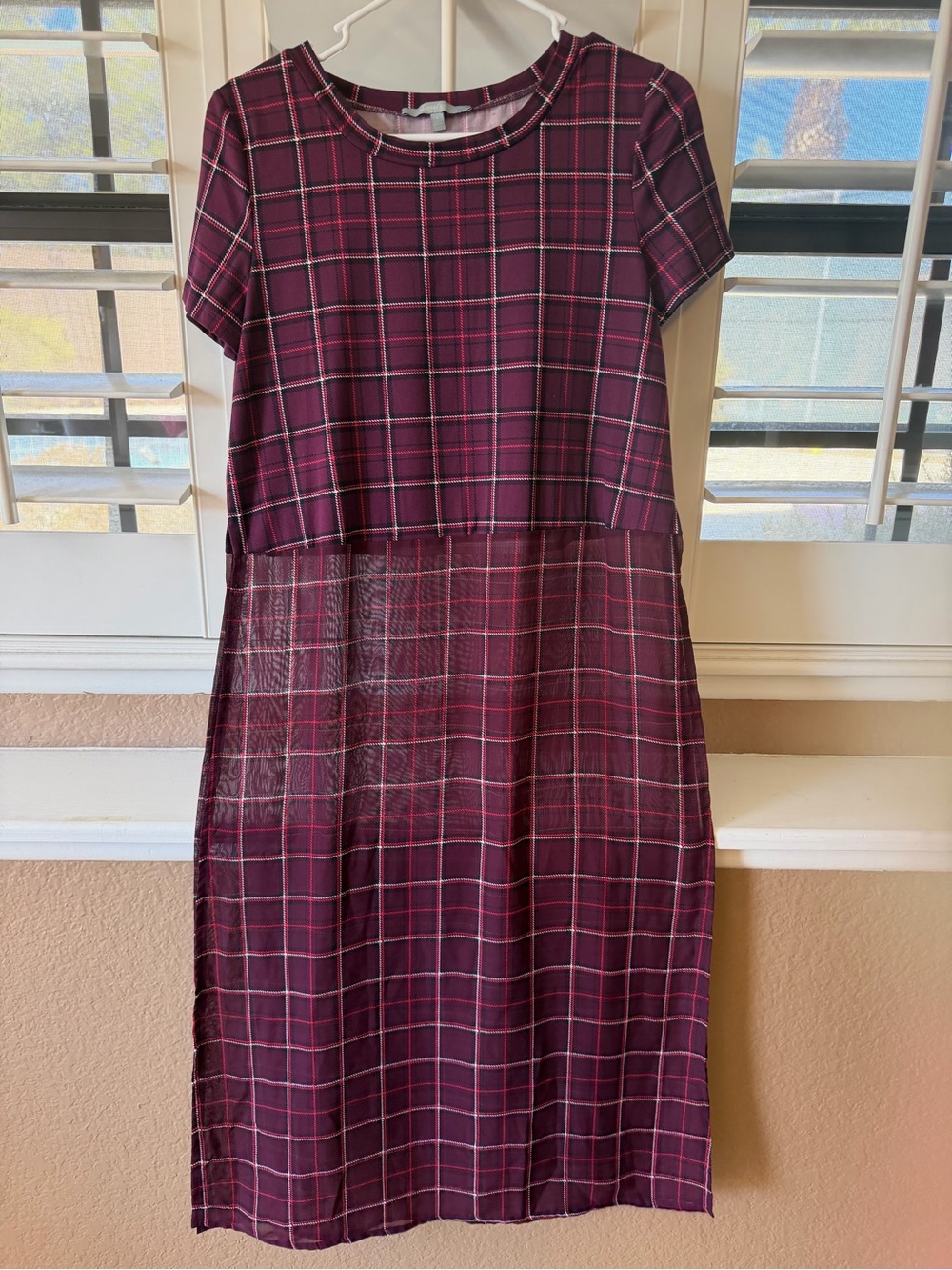 Sweet Rain plaid top